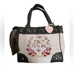 VIRAL Juicy Couture Juicy Never Dies Pink and Black Tote Bag 💗